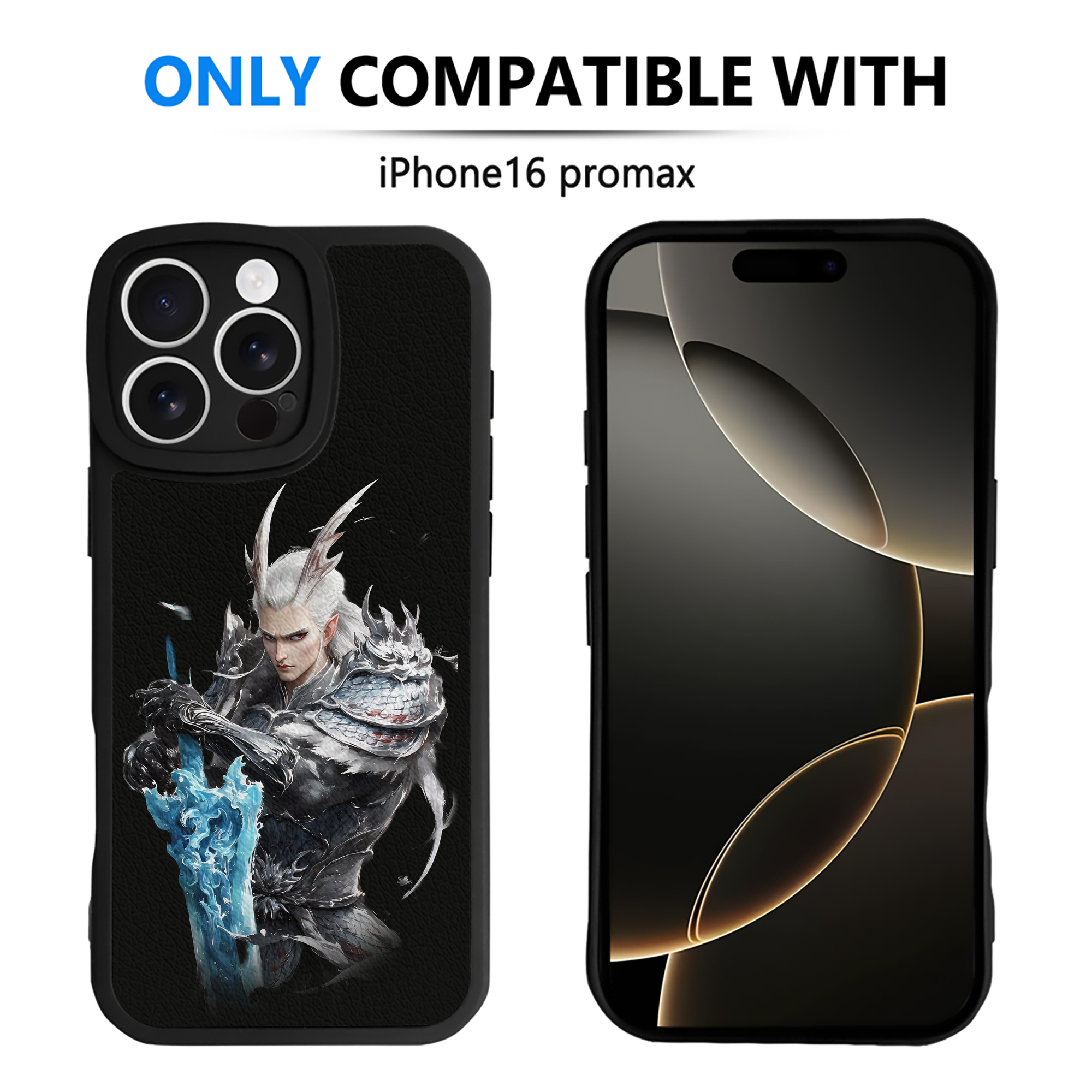 （画像用） Ne Zha 2 ナタ 魔童の大暴れ 【iPhone 16シリーズ対応】シリコンスマホケース（レザー調） 材質：シリコン